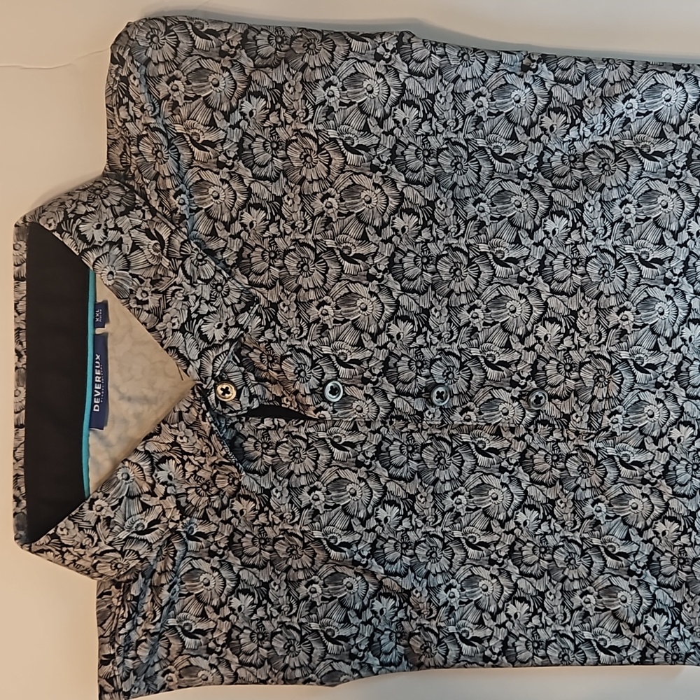 Devereux | Men's Performance Active Golf Floral Az Biltmore Golf Club Polo XXL